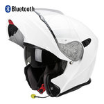Scorpion Exo 920 solid White Bluetooth-Intercom