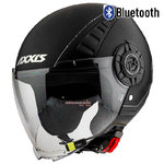 Casco AXXIS Metro Air Solid Negro Mate Bluetooth